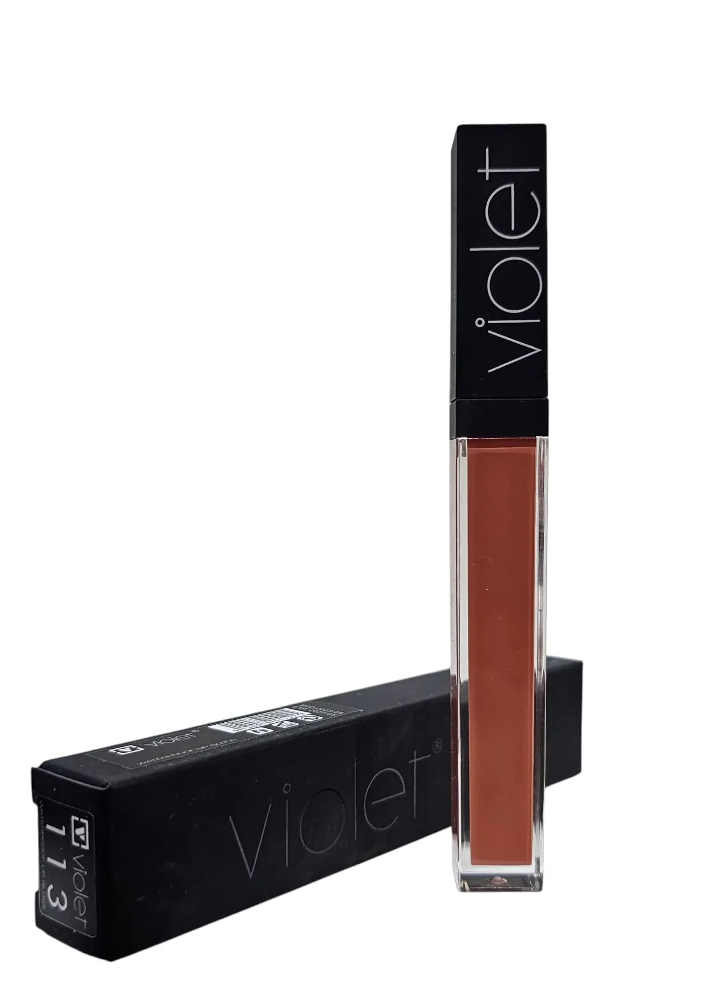 رژ لب مایع برند ویولت شماره 113- LIP GLOSE WATERPROOF VIOLET113 — تصویر ۲
