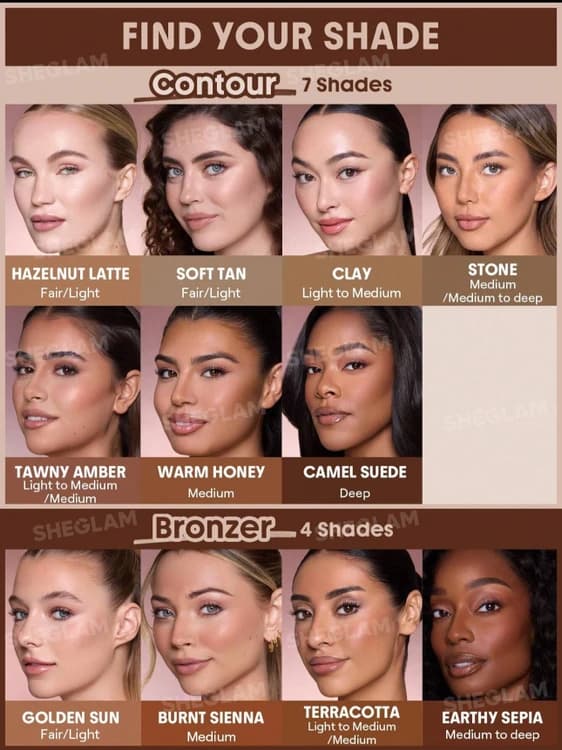 کانتور و برنزر کره ای استیکی شیگلم sheglam Buttery Buff — تصویر ۷