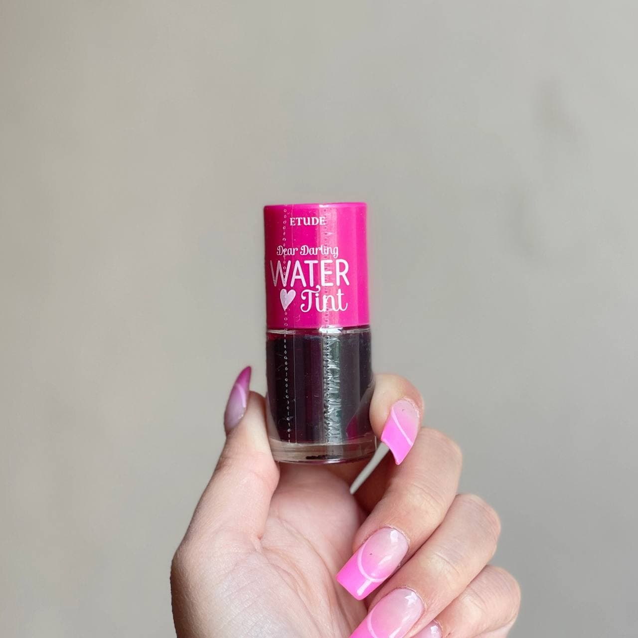 تینت لب اتود هاوس صورتی water tint
