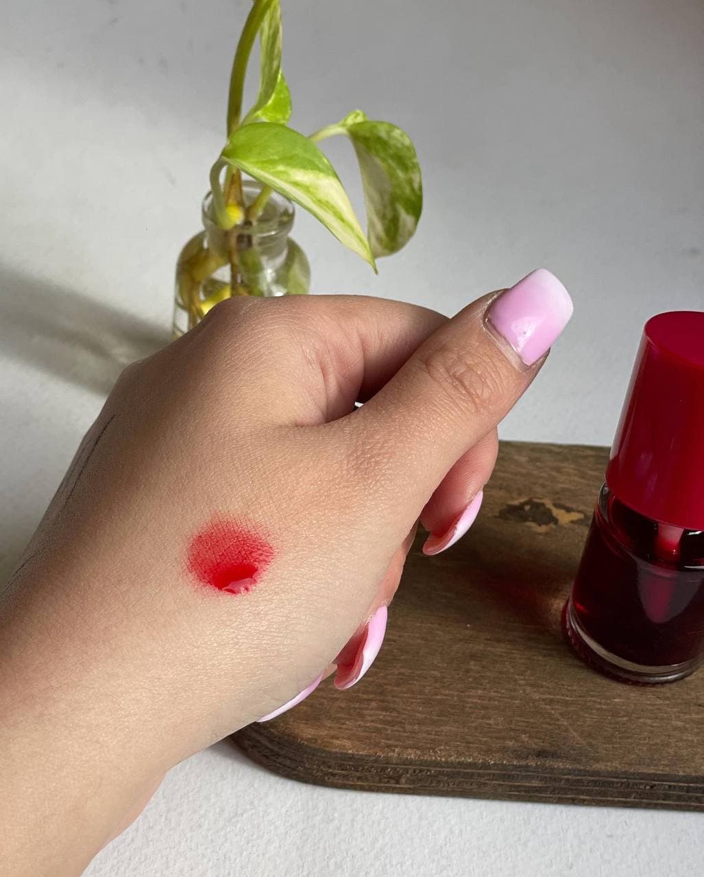 تینت لب اتود هاوس قرمز water tint — تصویر ۳