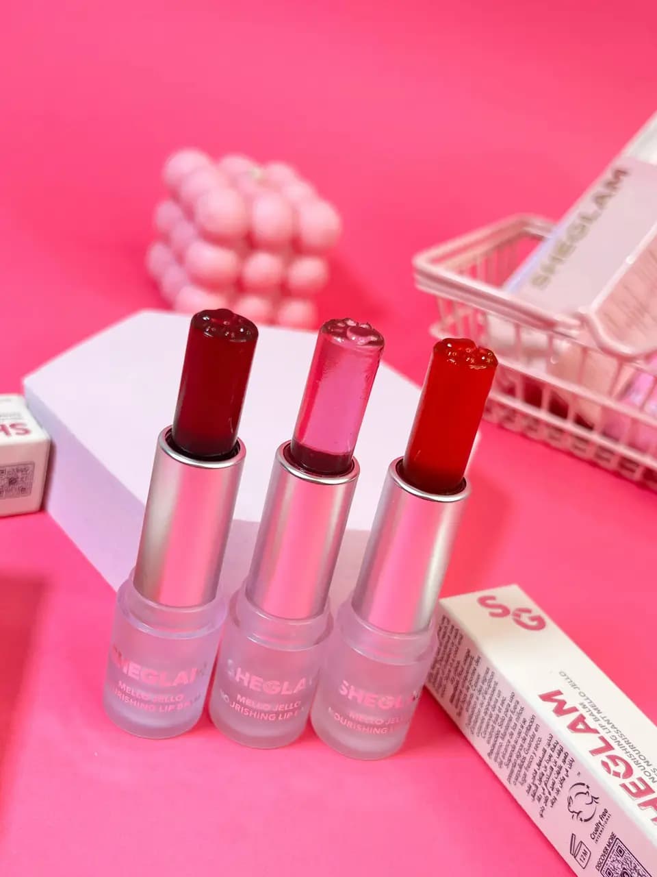 بالم لب رنگی ژله ای شیگلم مدل ملو ژلو Ruby — تصویر ۸