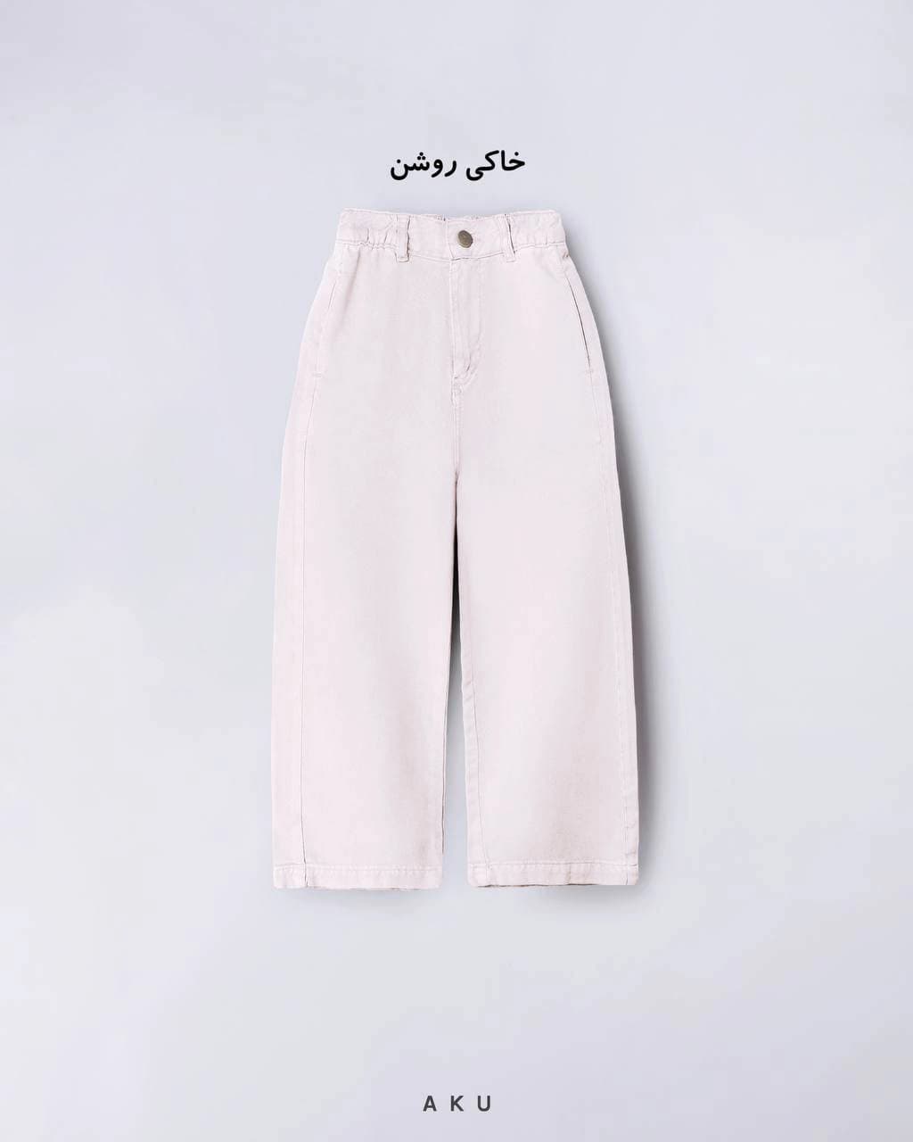 شلوار نیم بگ کتان سیلک ( AKU ) — تصویر ۵