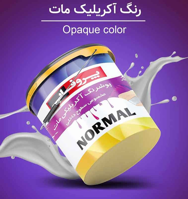 رنگ آکریلیک مات — تصویر ۲
