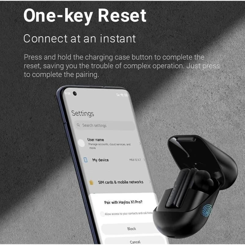 هدفون بلوتوثی هایلو مدل X1 pro / های کپی — تصویر ۴