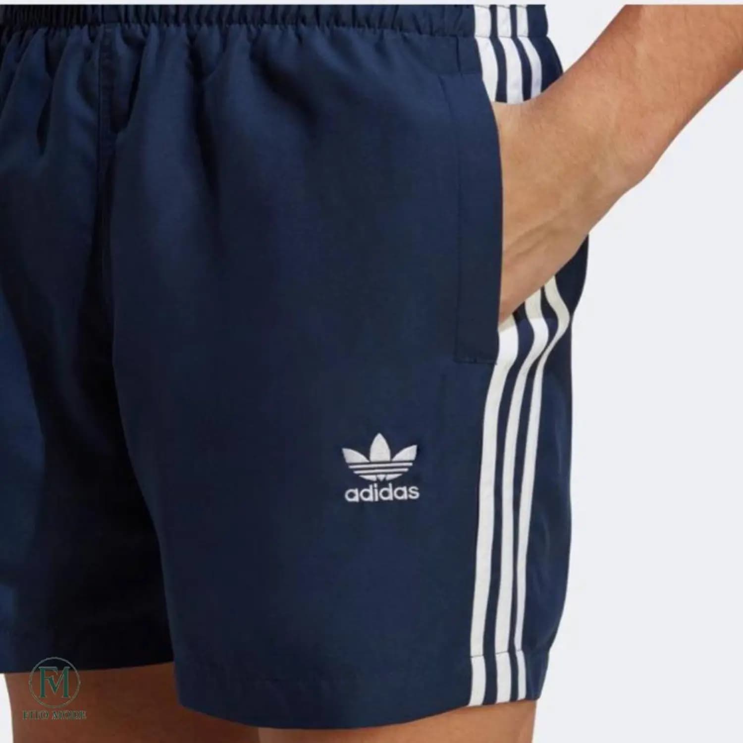 شلوارک مردانه آدیداس مدل کلاسیک 3-Stripes — تصویر ۳