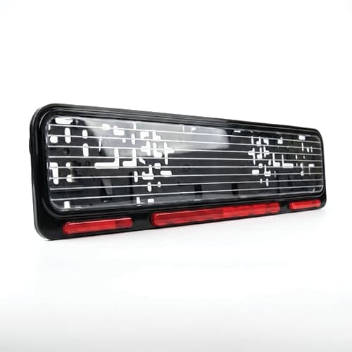 قاب پلاک طلق دار خودرو بسته 2 عددی — تصویر ۴