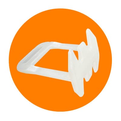 کلیپس بزرگ سفید 3میل