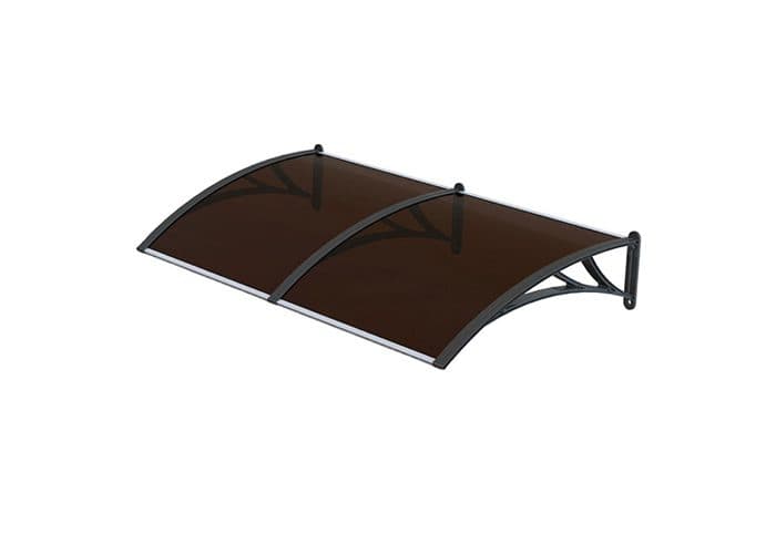 سایبان (بارانگیر) درب و پنجره مدل 100 Bahar ابعاد 200*100 با ورق پلی کربنات تخت ( نشکن )
