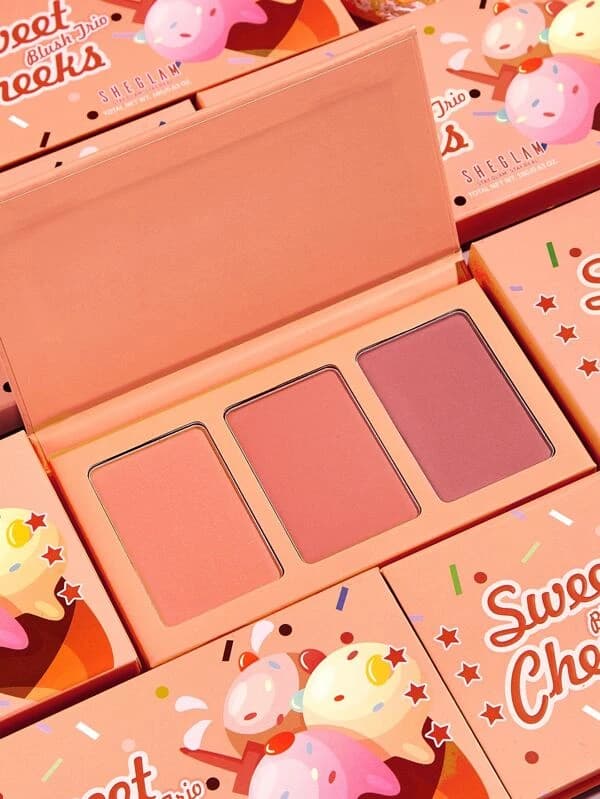 پالت رژگونه سه رنگ شیگلم مدل Private Cabana | Sweet Cheeks Blush Trio — تصویر ۵