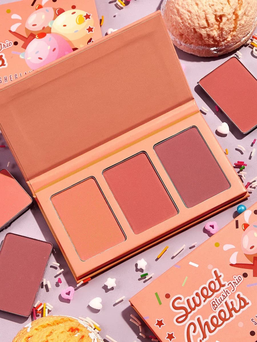 پالت رژگونه سه رنگ شیگلم مدل Private Cabana | Sweet Cheeks Blush Trio — تصویر ۴