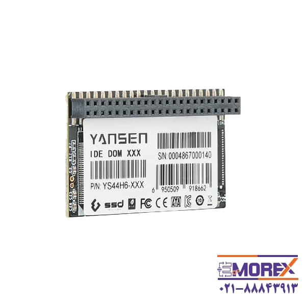 هارد صنعتی SSD IDE DOM یانسن | YANSEN مدل YS44H6-16 ظرفیت 16GB — تصویر ۲