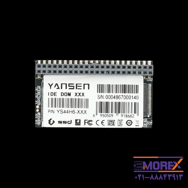 هارد صنعتی SSD IDE DOM یانسن | YANSEN مدل YS44H6-16 ظرفیت 16GB