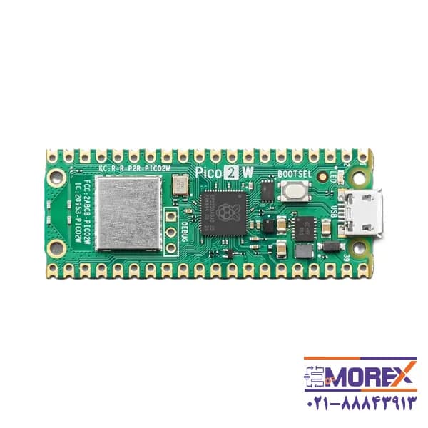 برد رزبری پای | RASPBERRY PI مدل PICO 2 W — تصویر ۳