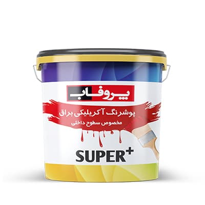 رنگ آکریلیک براق (گالن)