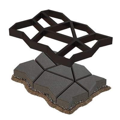قالب سنگ فرش مدل Hexa X3550