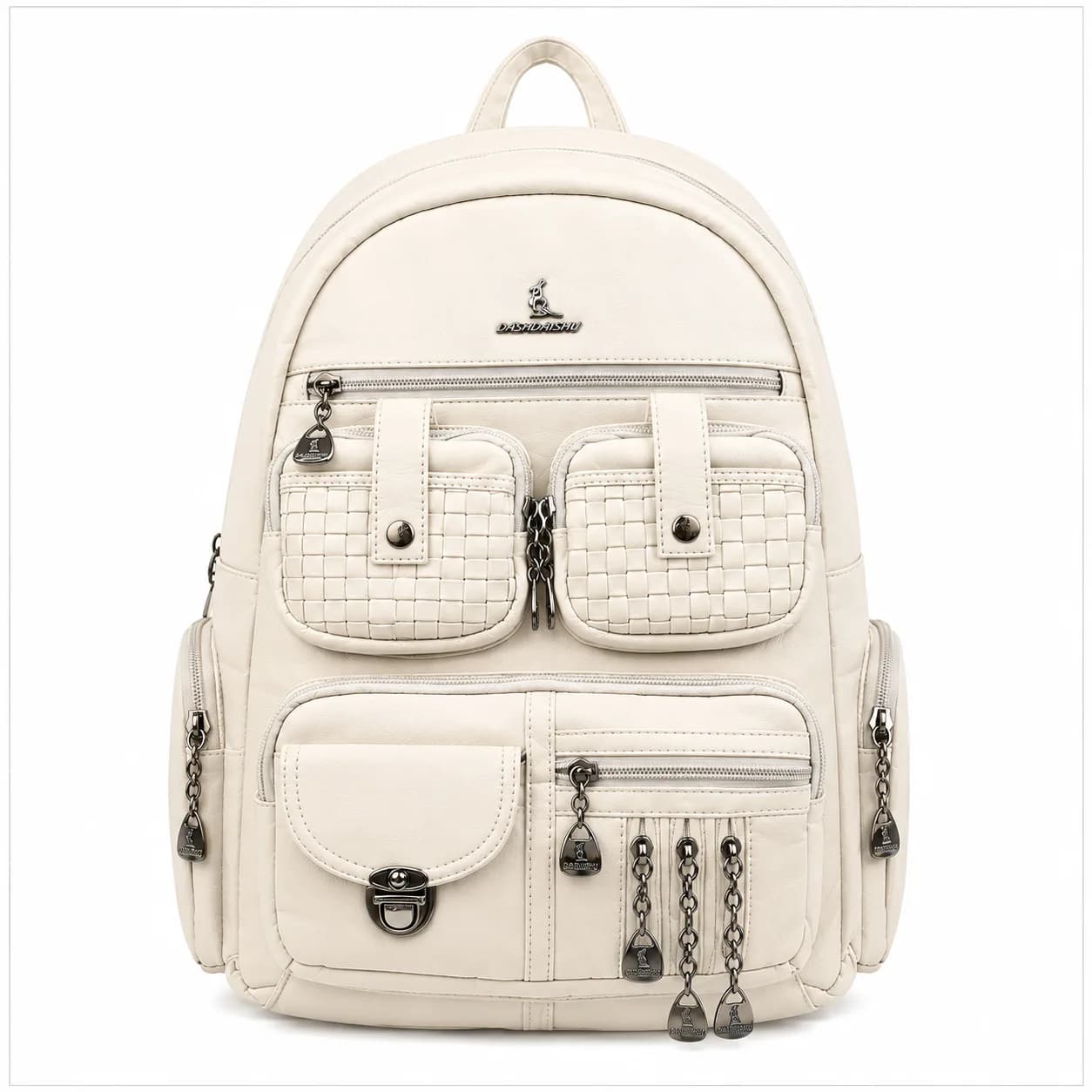 کوله پشتی چرم شسته وارداتی کد WB0167