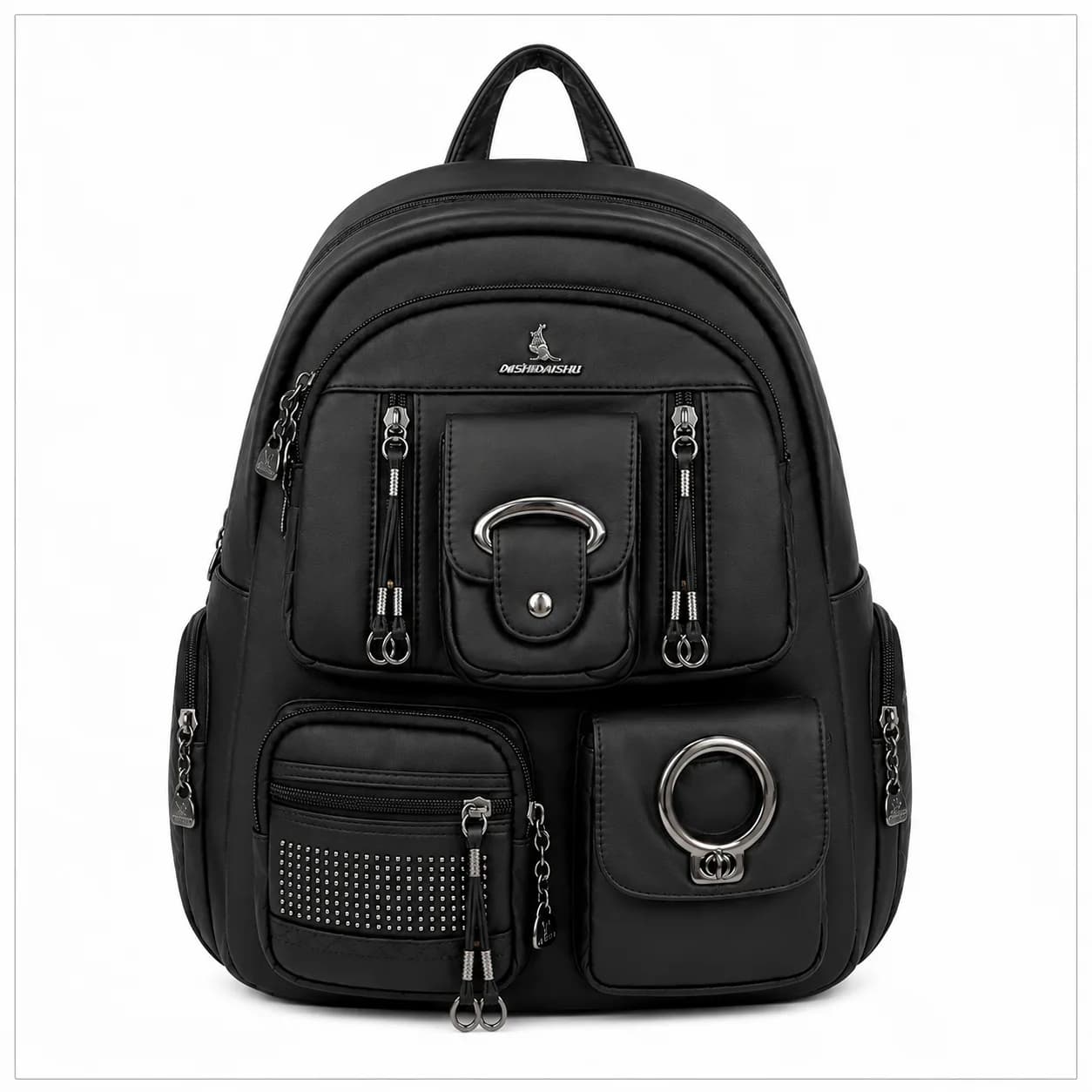 کوله پشتی چرم شسنه وارداتی کد WB0154 — تصویر ۳