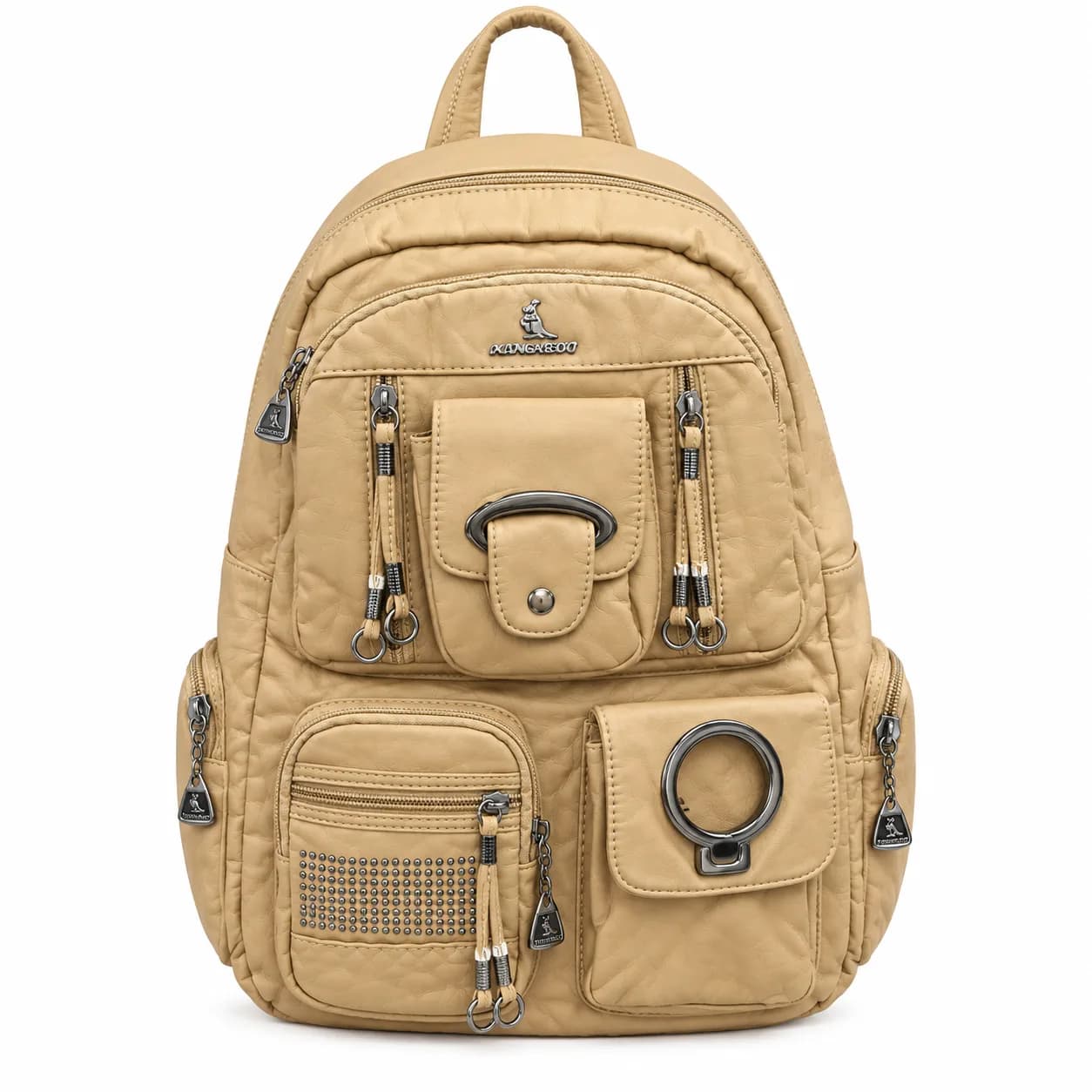 کوله پشتی چرم شسنه وارداتی کد WB0154 — تصویر ۴
