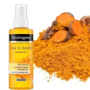 اسپری تونر زردچوبه نوتروژینا Clear &amp; Soothe مناسب پوست‌های مستعد جوش — تصویر ۳