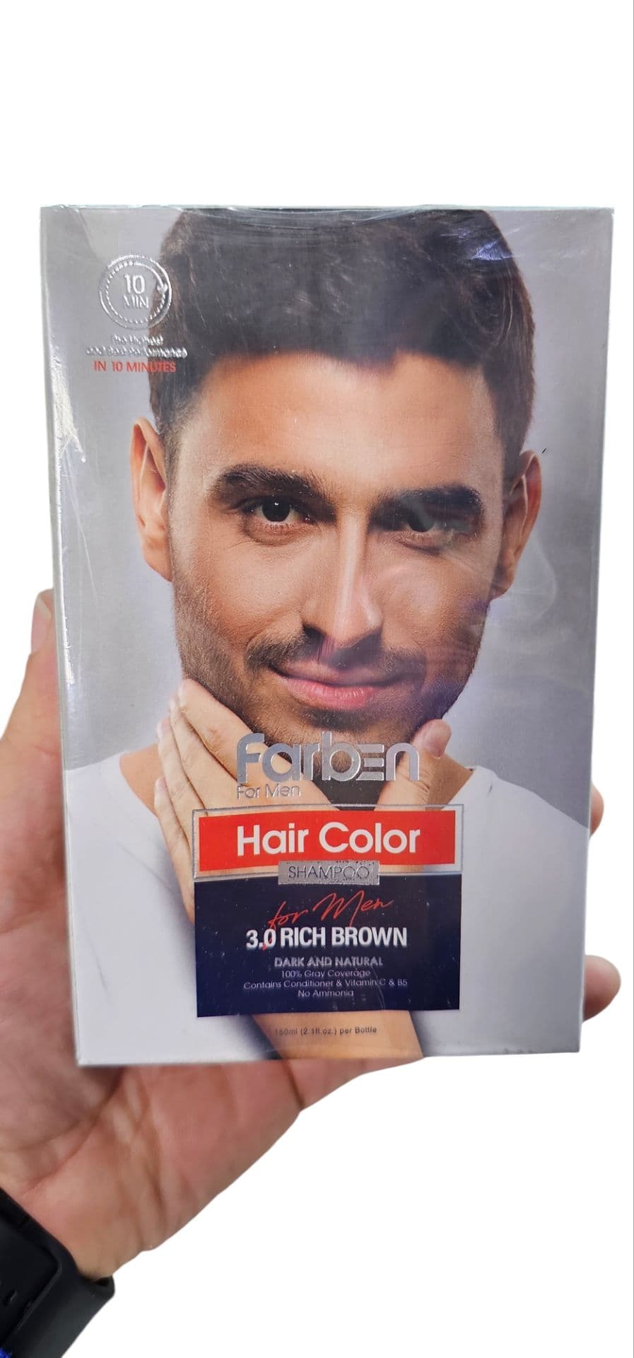 شامپو رنگ فاربن 3- RICH BROWN3.0 — تصویر ۲