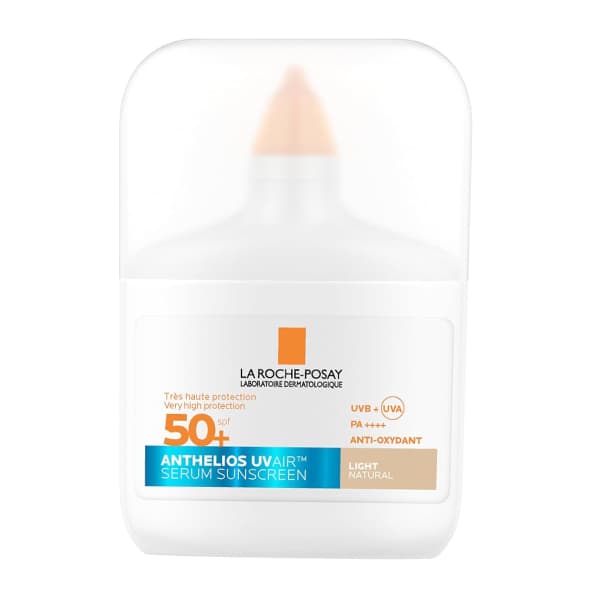 ضدآفتاب سرمی رنگی لاروش پوزای آنتلیوس UVair SPF50+ مدل Light Natural