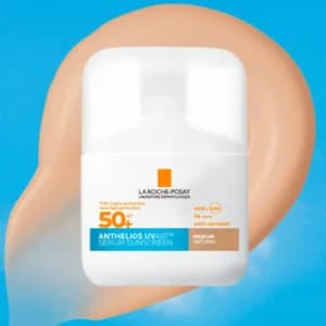 ضدآفتاب سرمی رنگی لاروش پوزای آنتلیوس UVair SPF50+ مدل Medium Natural — تصویر ۳