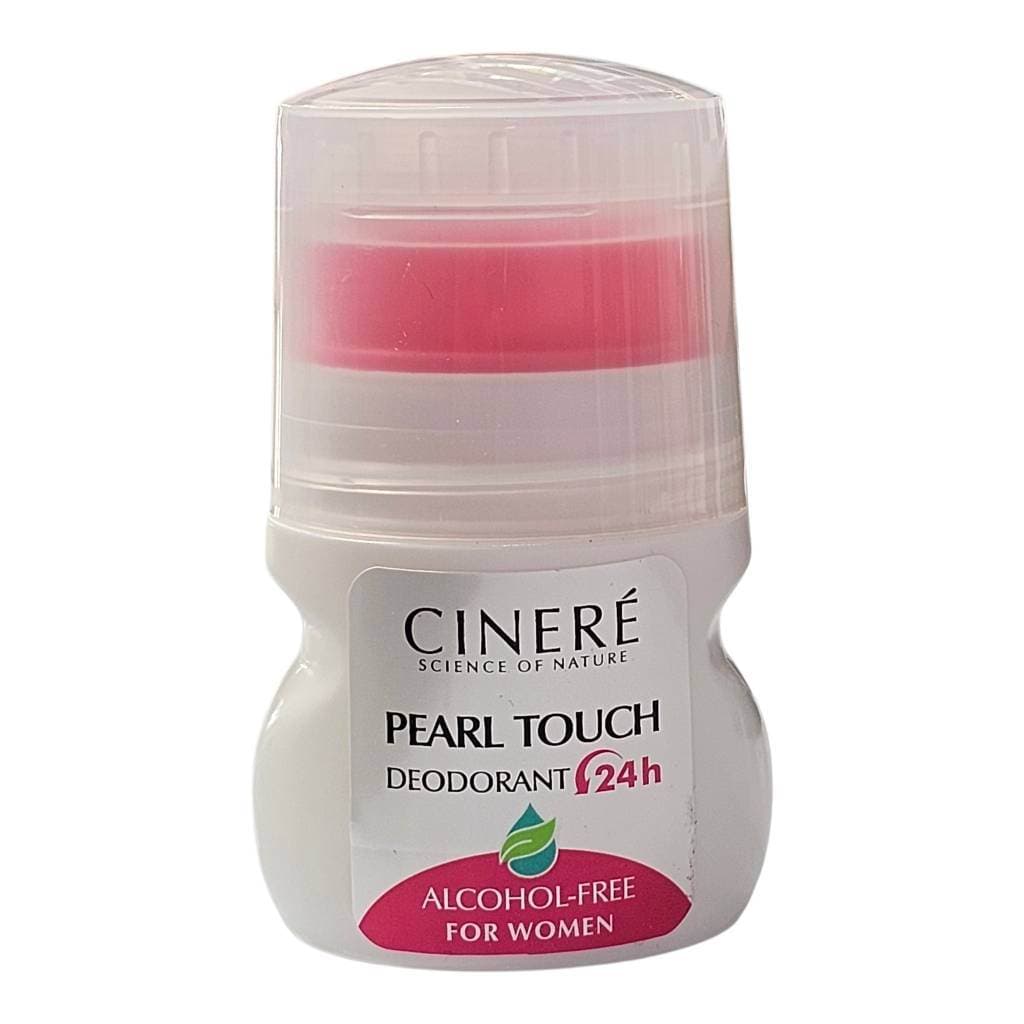 دئودرانت سینره Pearl Touch حجم 50 میلی‌لیتر | ضد تعریق زنانه بدون الکل 24 ساعته