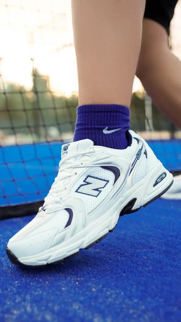کتونی نیوبالانس 530 سفید سرمه‌ای | New Balance 530 White Navy — تصویر ۵