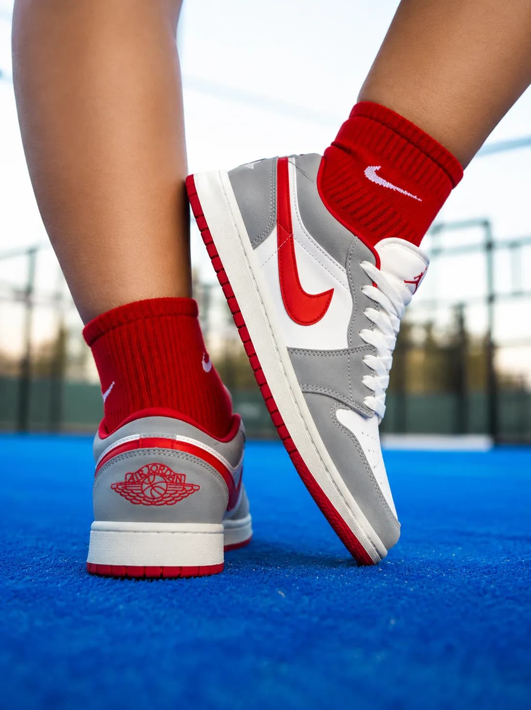 کتونی نایک ایر جردن وان لو رد واین | Nike Air Jordan 1 Low Red Wine — تصویر ۳