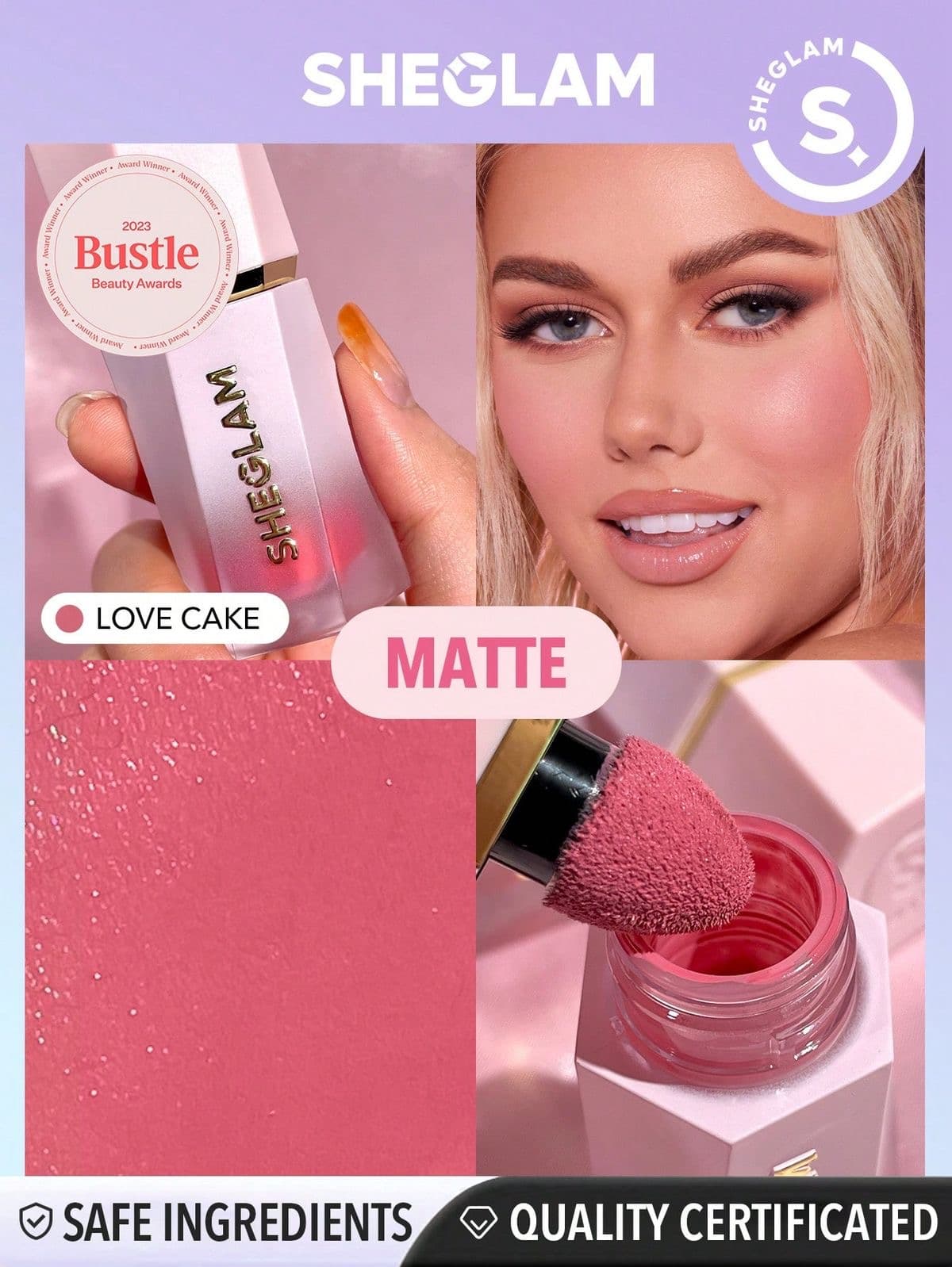 رژگونه مایع شیگلم اصل Sheglam — تصویر ۴