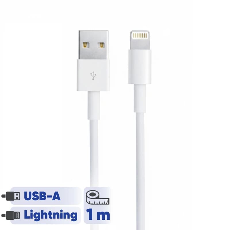 کابل USB به لایتنینگ اپل اصل USB to Lightning Cable 1m