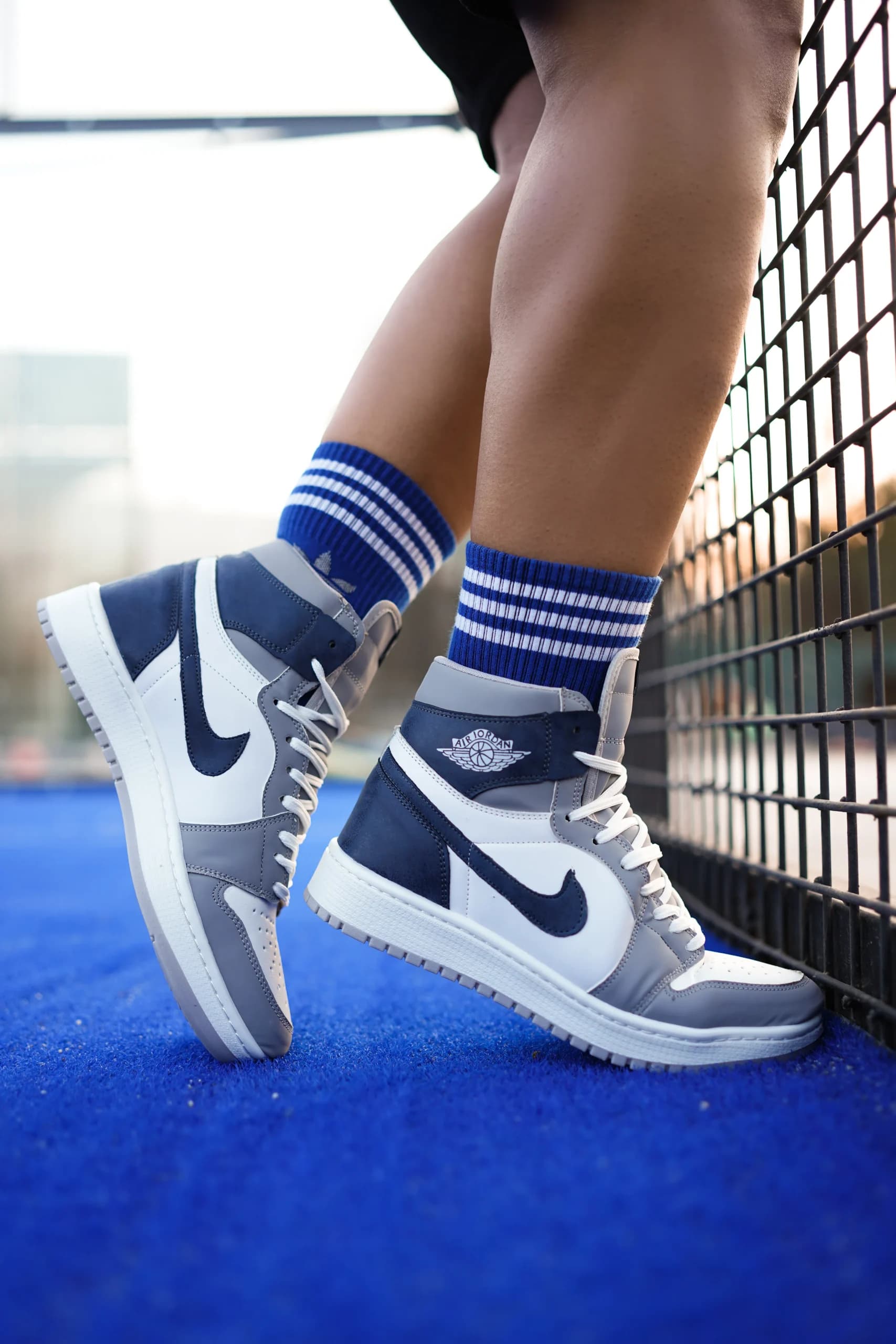نایک ایر جردن 1 فرنچ بلو ساقدار | Nike Air Jordan 1 French Blue High — تصویر ۳