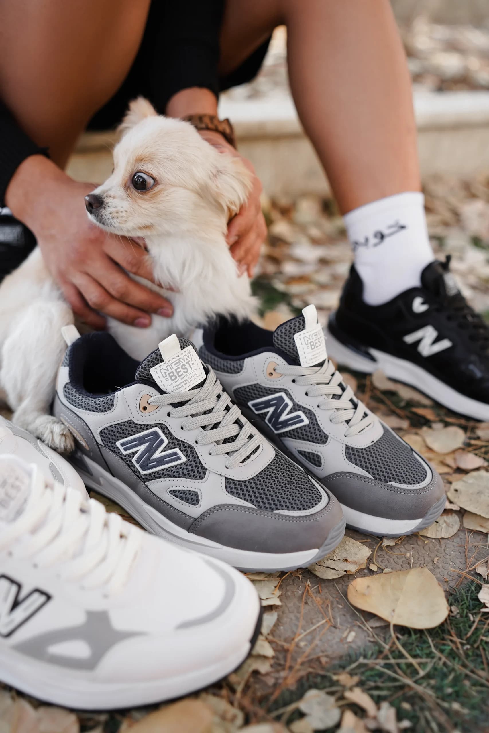 کتونی نیوبالانس NB95 سفید | New Balance NB95 White — تصویر ۵