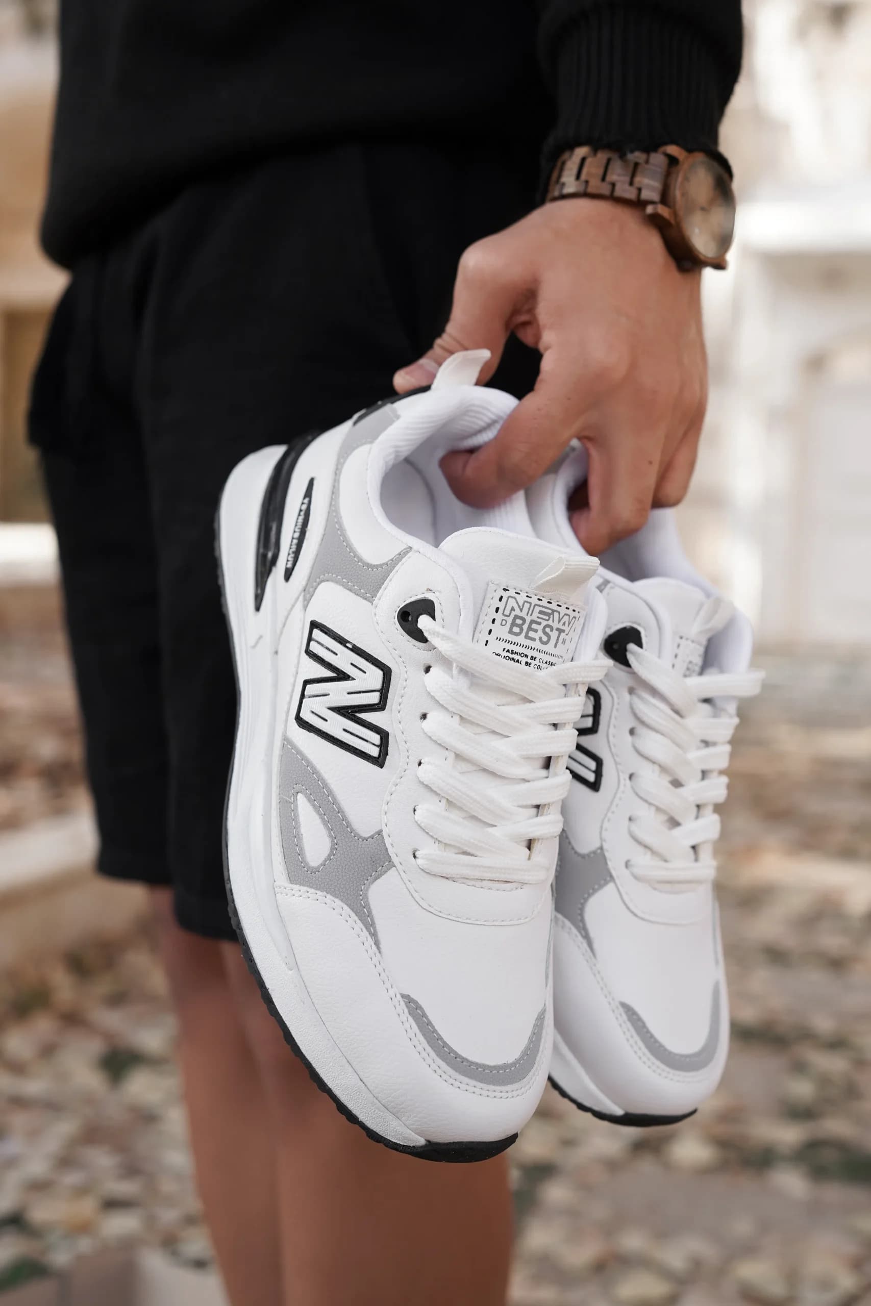 کتونی نیوبالانس NB95 سفید | New Balance NB95 White — تصویر ۶