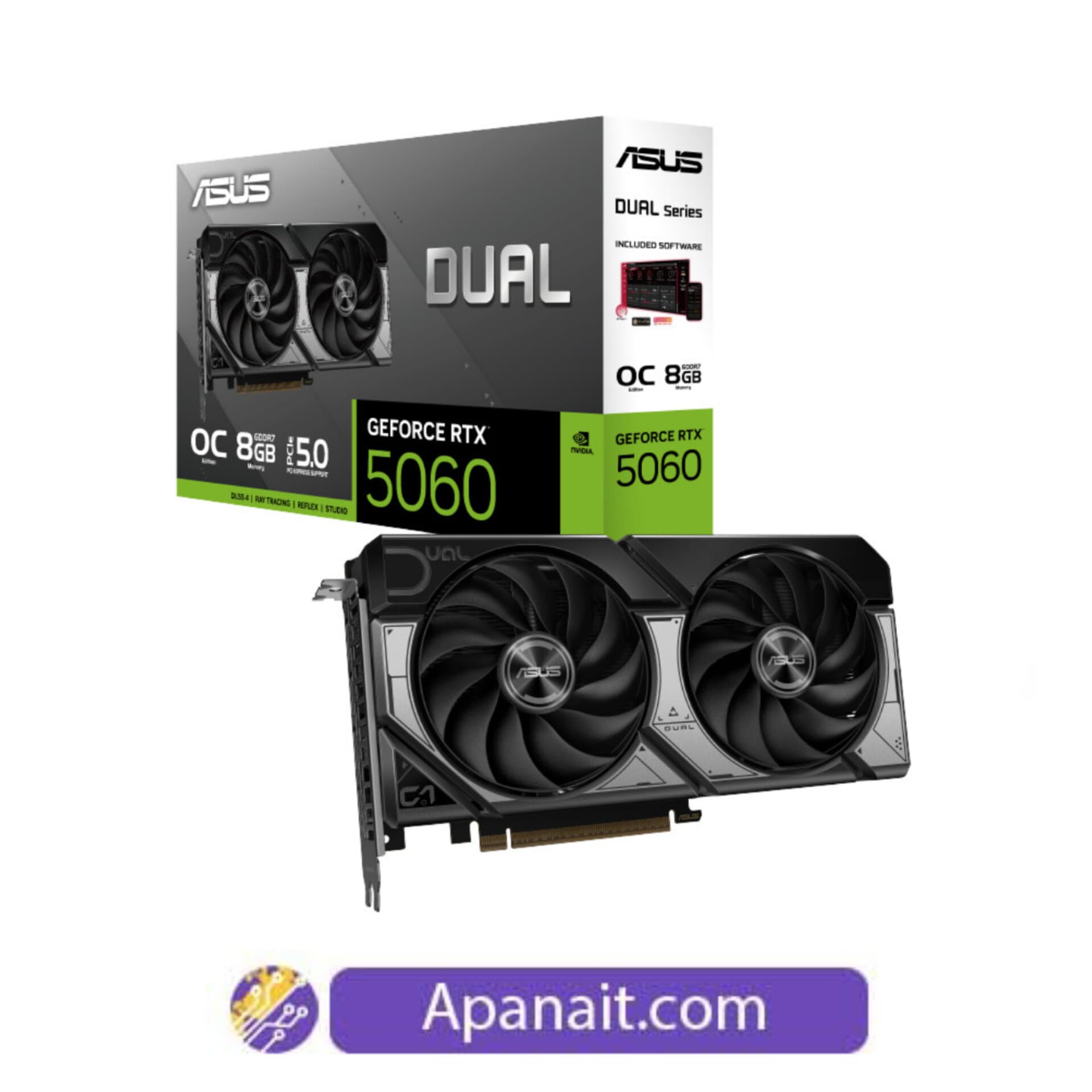 کارت گرافیک RTX5060 8GB ASUS DUAL GEFORCE