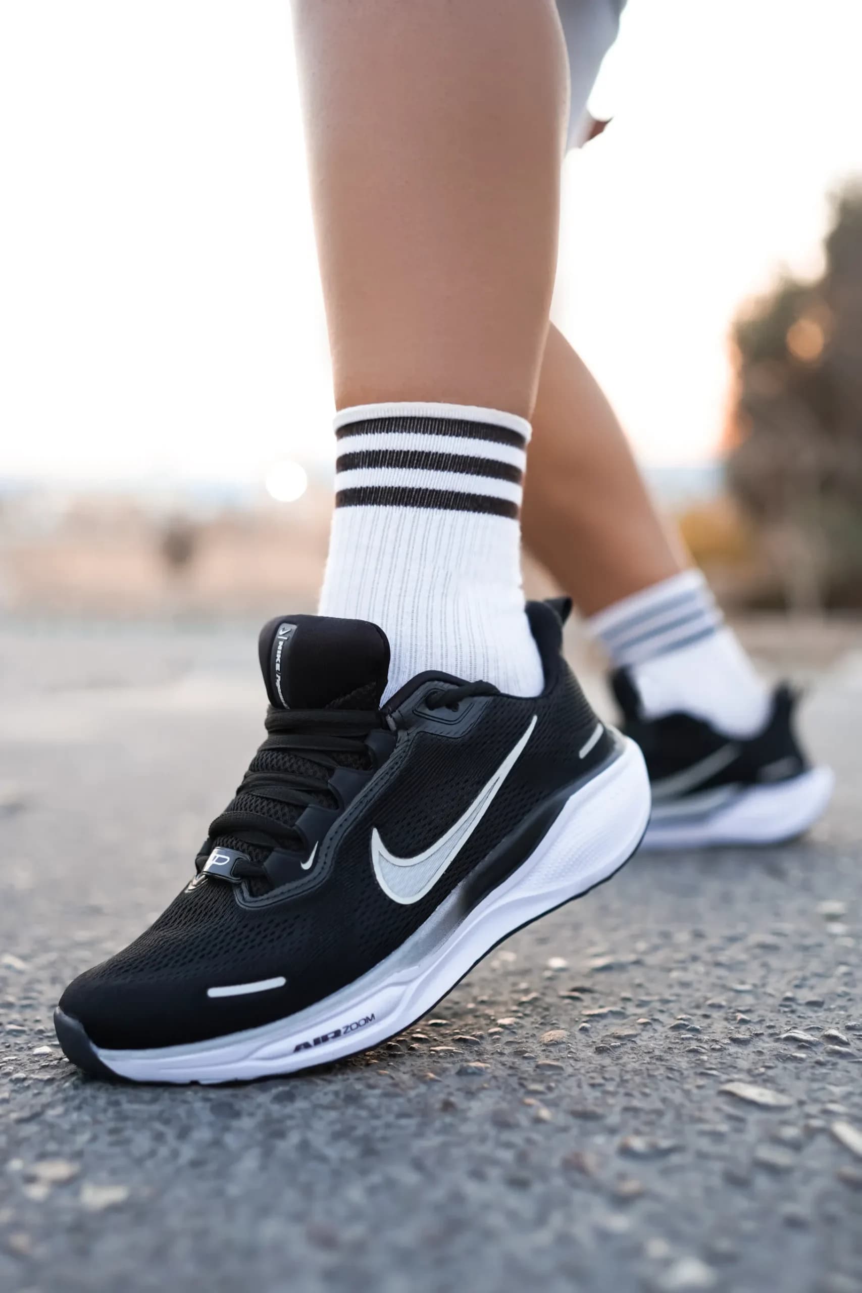 کتونی نایک پگاسوس 41 مشکی سفید | Nike Pegasus 41 Black White — تصویر ۲