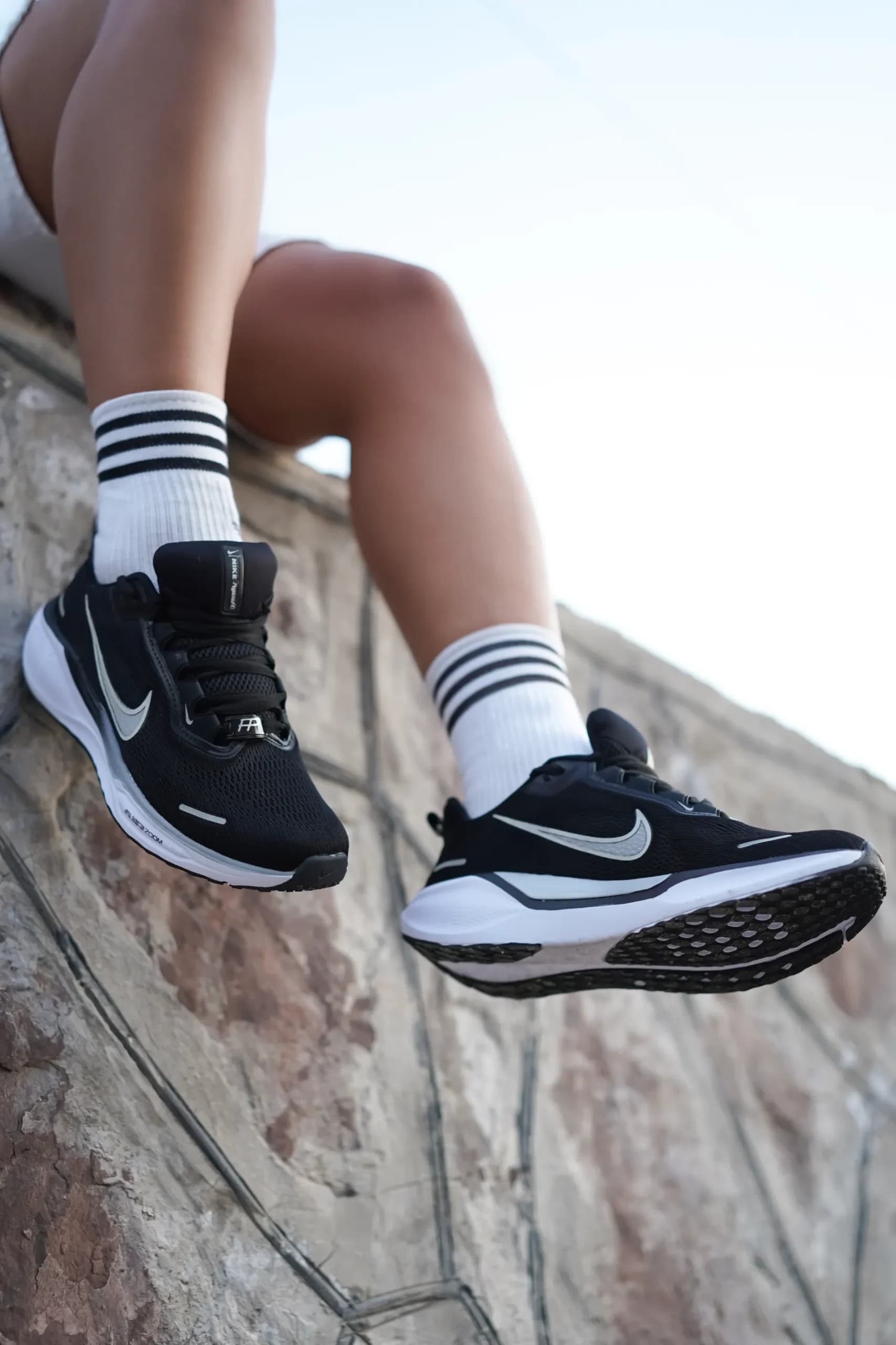 کتونی نایک پگاسوس 41 مشکی سفید | Nike Pegasus 41 Black White — تصویر ۳