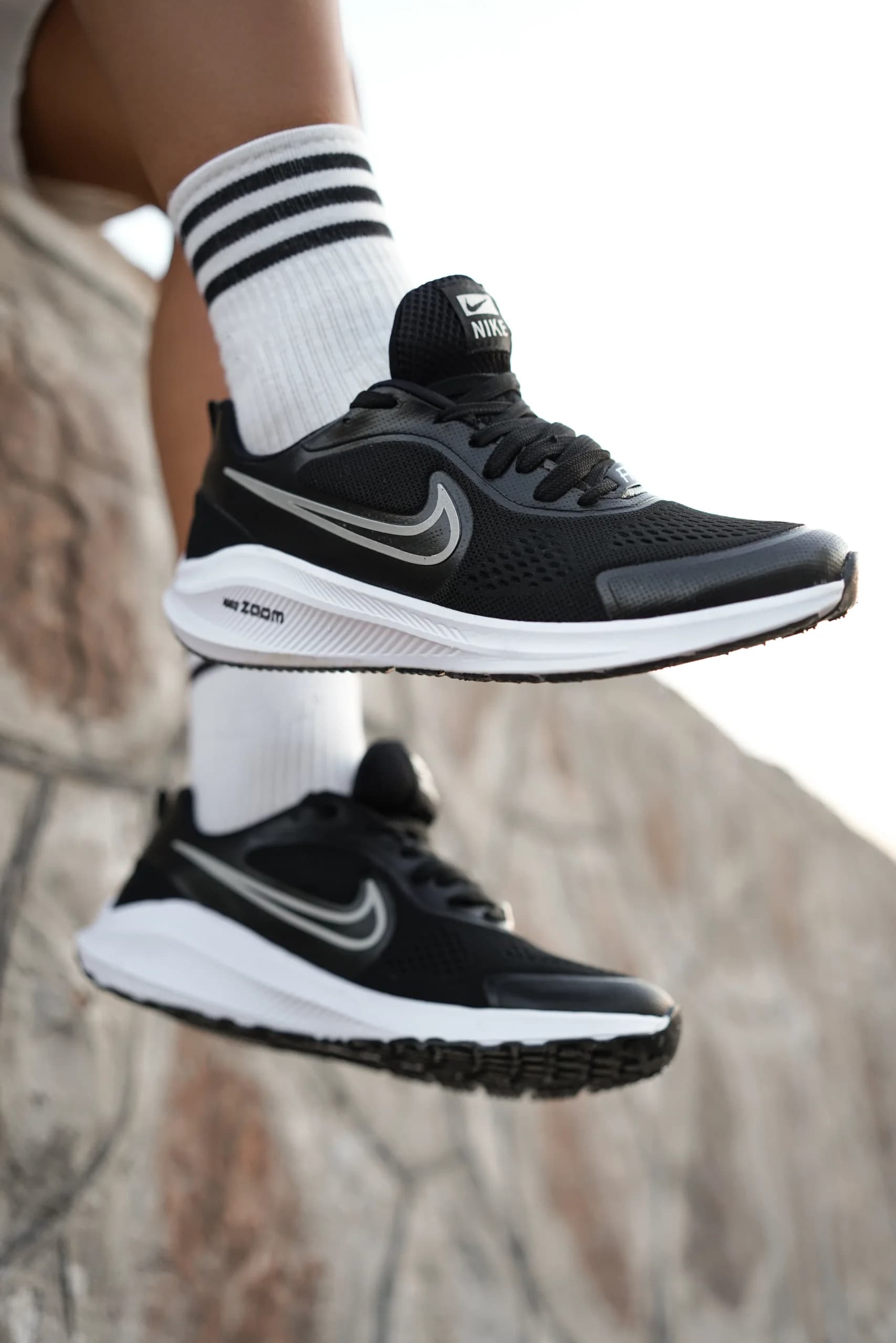 نایک زوم ایکس مشکی با کفی سفید | Nike Zoom X Black White Sole — تصویر ۳