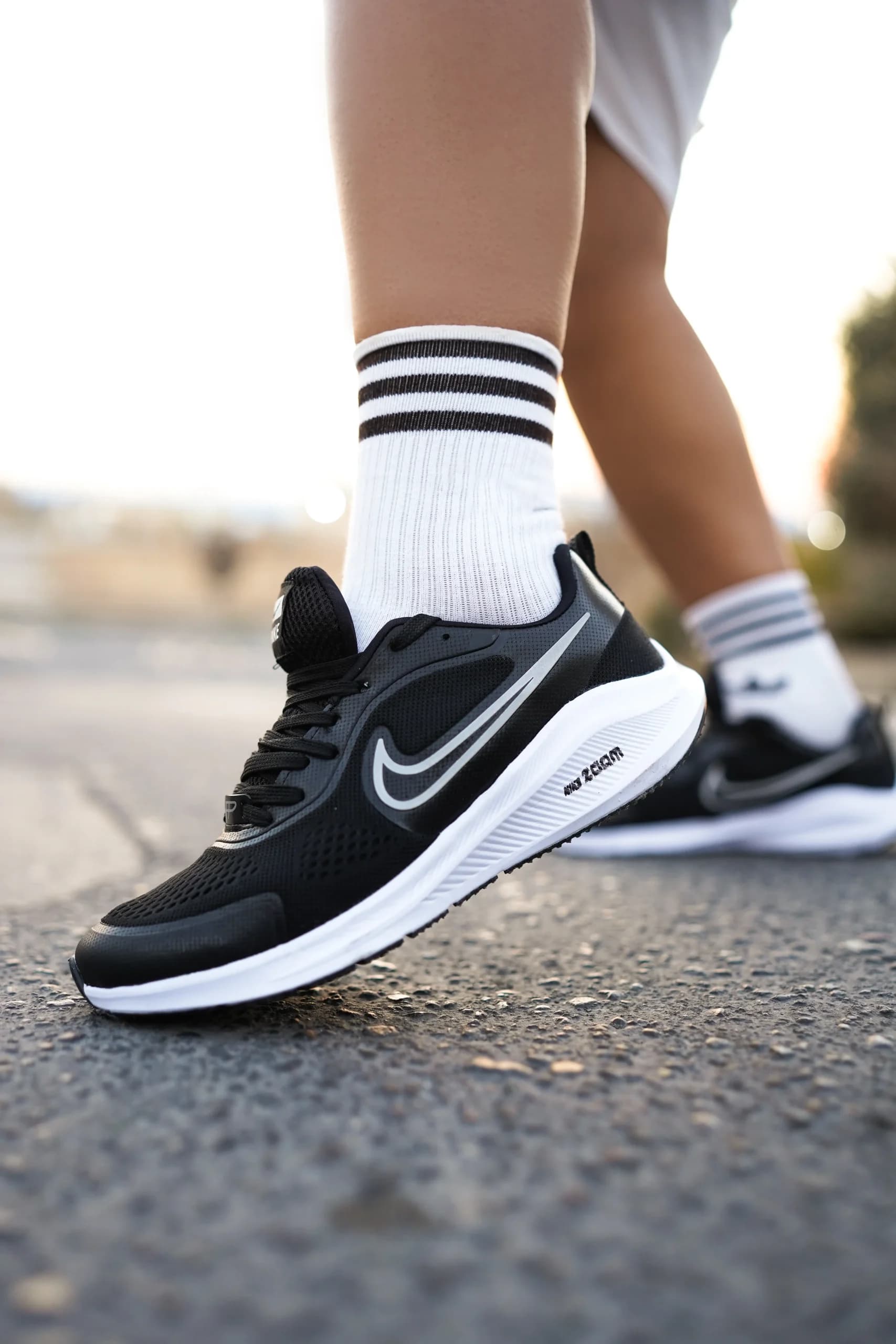 نایک زوم ایکس مشکی با کفی سفید | Nike Zoom X Black White Sole