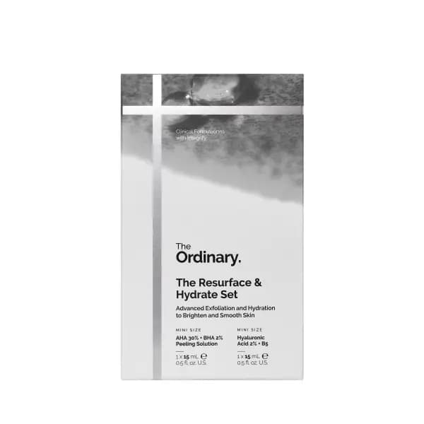 پک دو عددی لایه‌بردار و آبرسان اوردینری The Ordinary (پک ری‌سرفیس و هیدریت) | ست جوانساز، صاف‌کننده و مرطوب‌کننده پوست — تصویر ۳