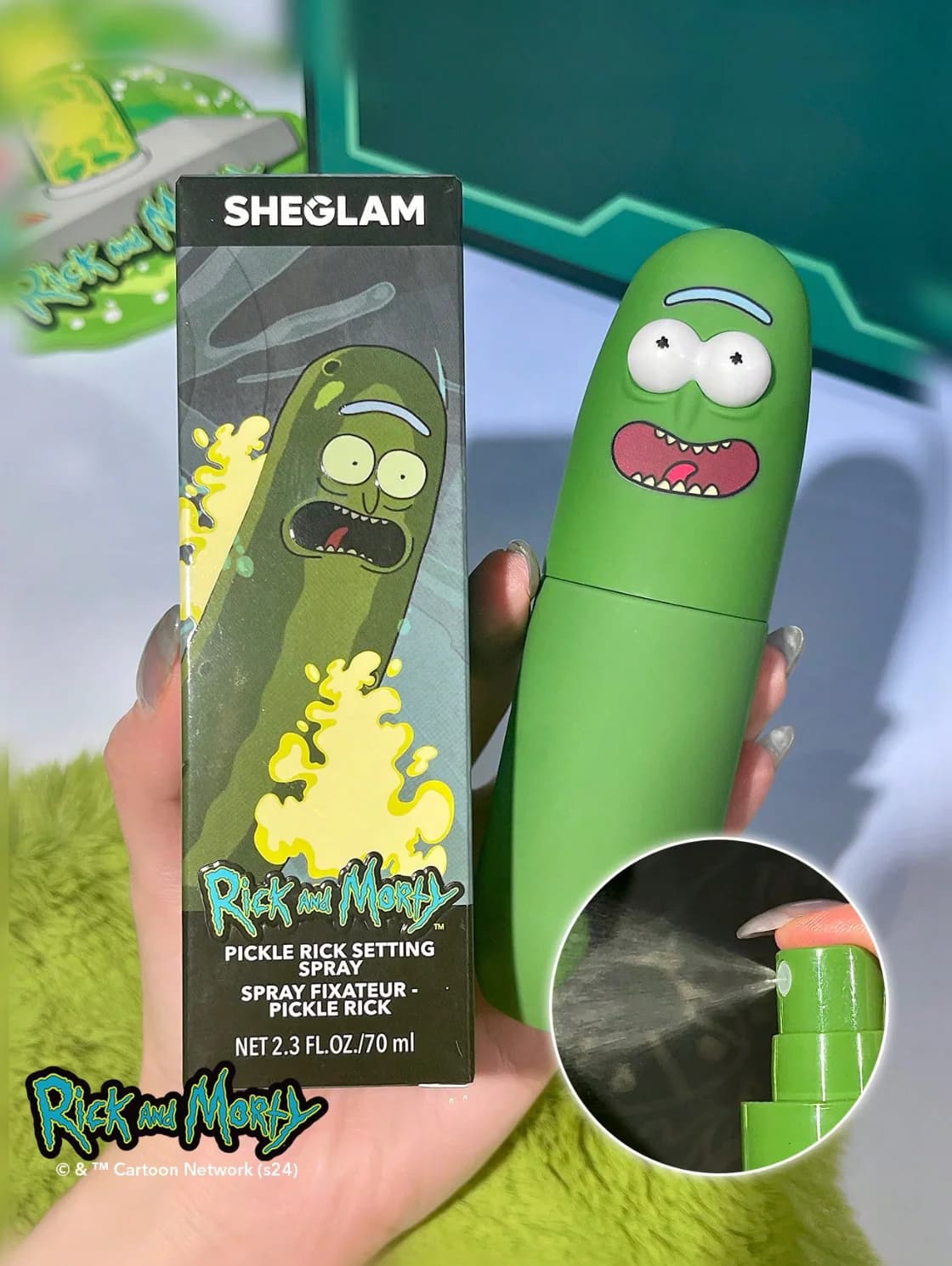 اسپری فیکس ریک و مورتی شیگلم | Sheglam Rick & Morty Setting Spray — تصویر ۸