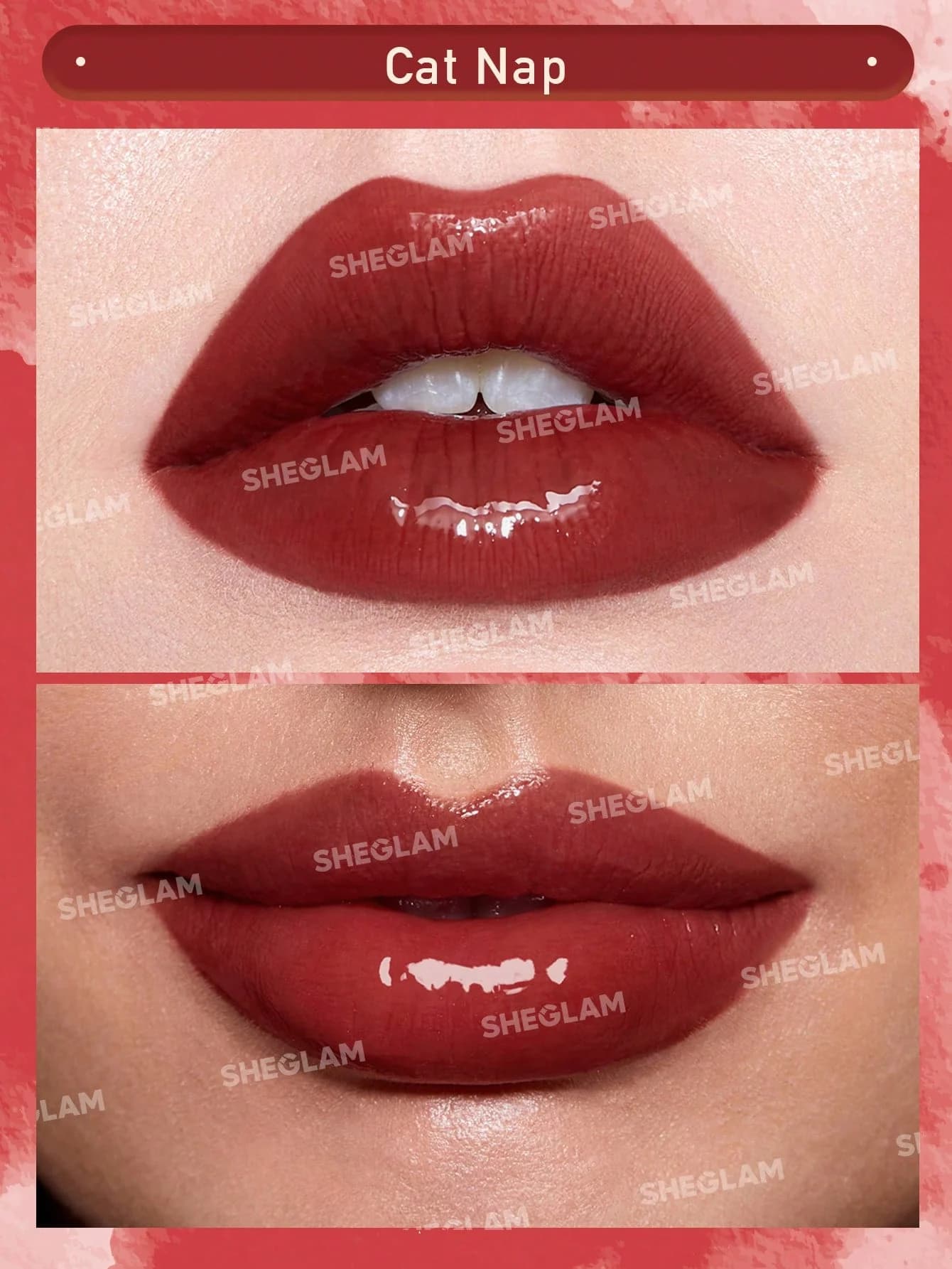 لیپ گلاس پددار شیگلم مدل Pout Pillow | برق لب شیشه‌ای و نرم‌کننده — تصویر ۲