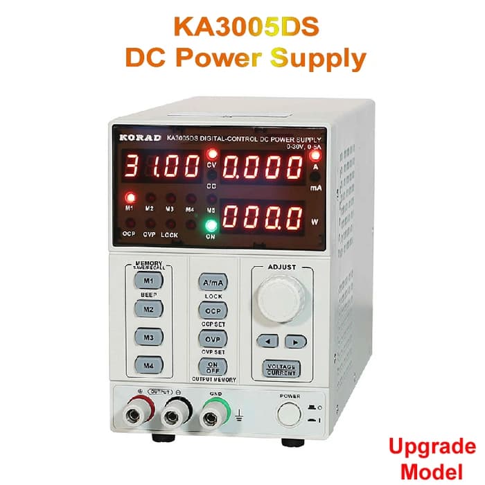 منبع تغذیه دیجیتال KORAD – منبع ۳۰ ولت ۵ آمپر KORAD KA3005DS