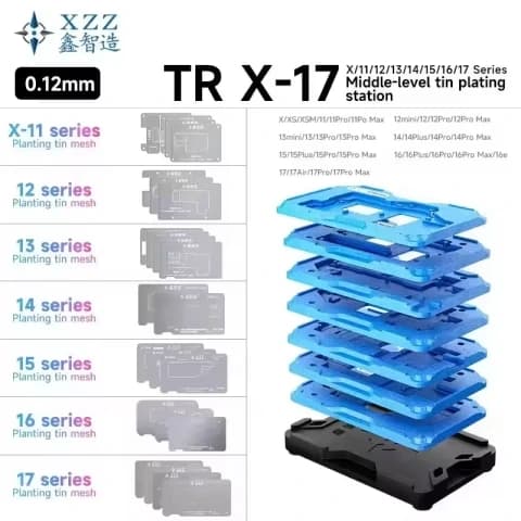 شابلون مگنتی طبقات XZZ سری آیفون X-17PM — تصویر ۲