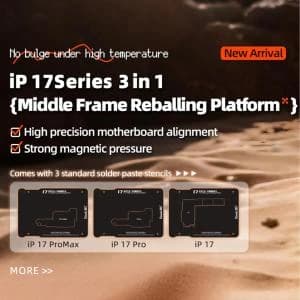شابلون طبقات آیفون سری 17 کیانلی QIANLI 3 IN 1 — تصویر ۳