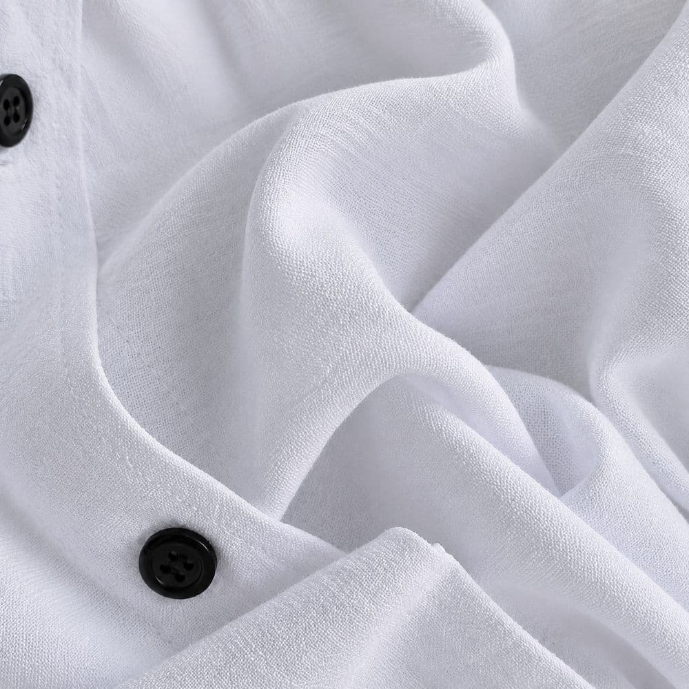شومیز سفید زارا نخی وارداتی Zara ترکیه سایز 42 تا 44 کد 3377 — تصویر ۵