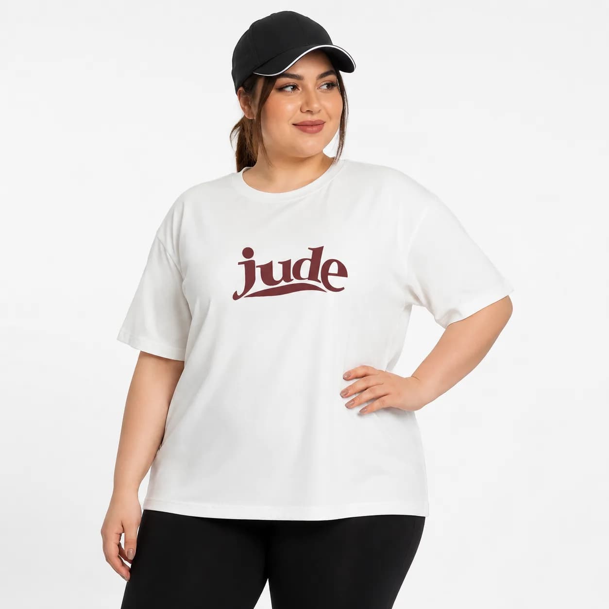 تیشرت سایز بزرگ زنانه وارداتی طرح jude