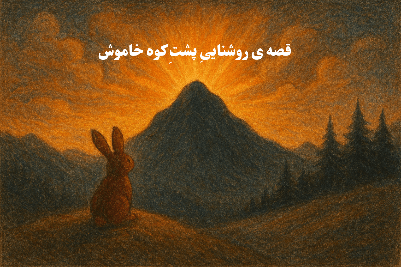قصه کودکانه قبل از خواب درباره قصه‌ی روشناییِ پشتِ کوه خاموش