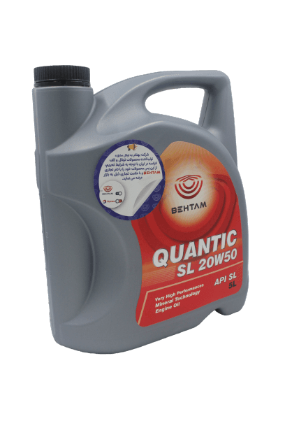 روغن موتور بهتام مدل کوانتیک 20W-50 SL QUANTIC حجم 5 لیتر