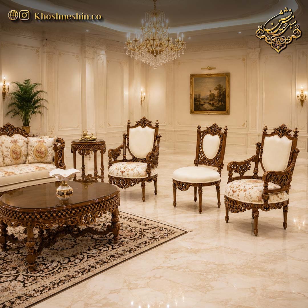 مبل سلطنتی مدل وندا — تصویر ۲